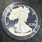 1986 American Silver Eagle US Mint Issue 1oz Pure PROOF in CAPSULE #P411