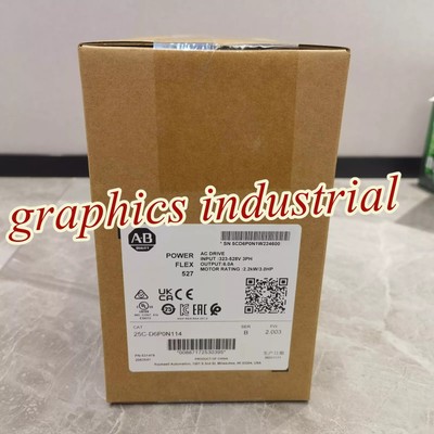 NEW Factory Sealed 25C-D6P0N114 / B PowerFlex 527 AC VFD Drive 25C-D6P0N114
