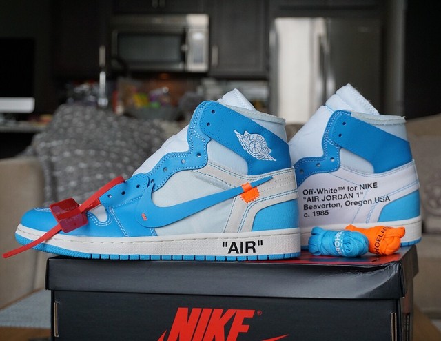 nike unc off white