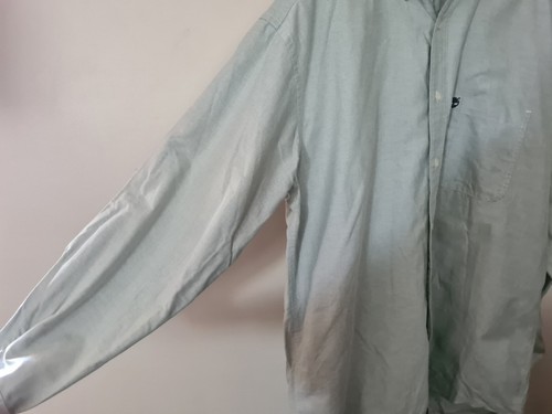 Camisa de manga larga de algodón verde claro Timberland para hombre talla L CA1240 - Imagen 4 de 20