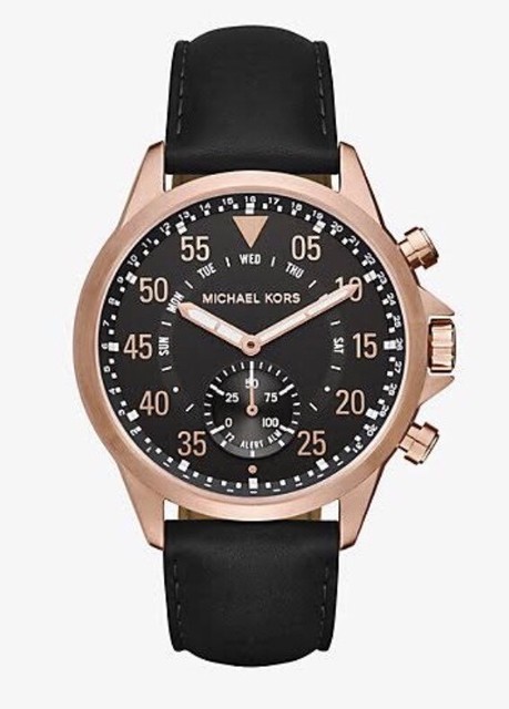 michael kors black smart watch