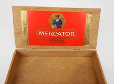 1970's Vintage Belgium Vander Elst Mercator wood cigar box Nice condition