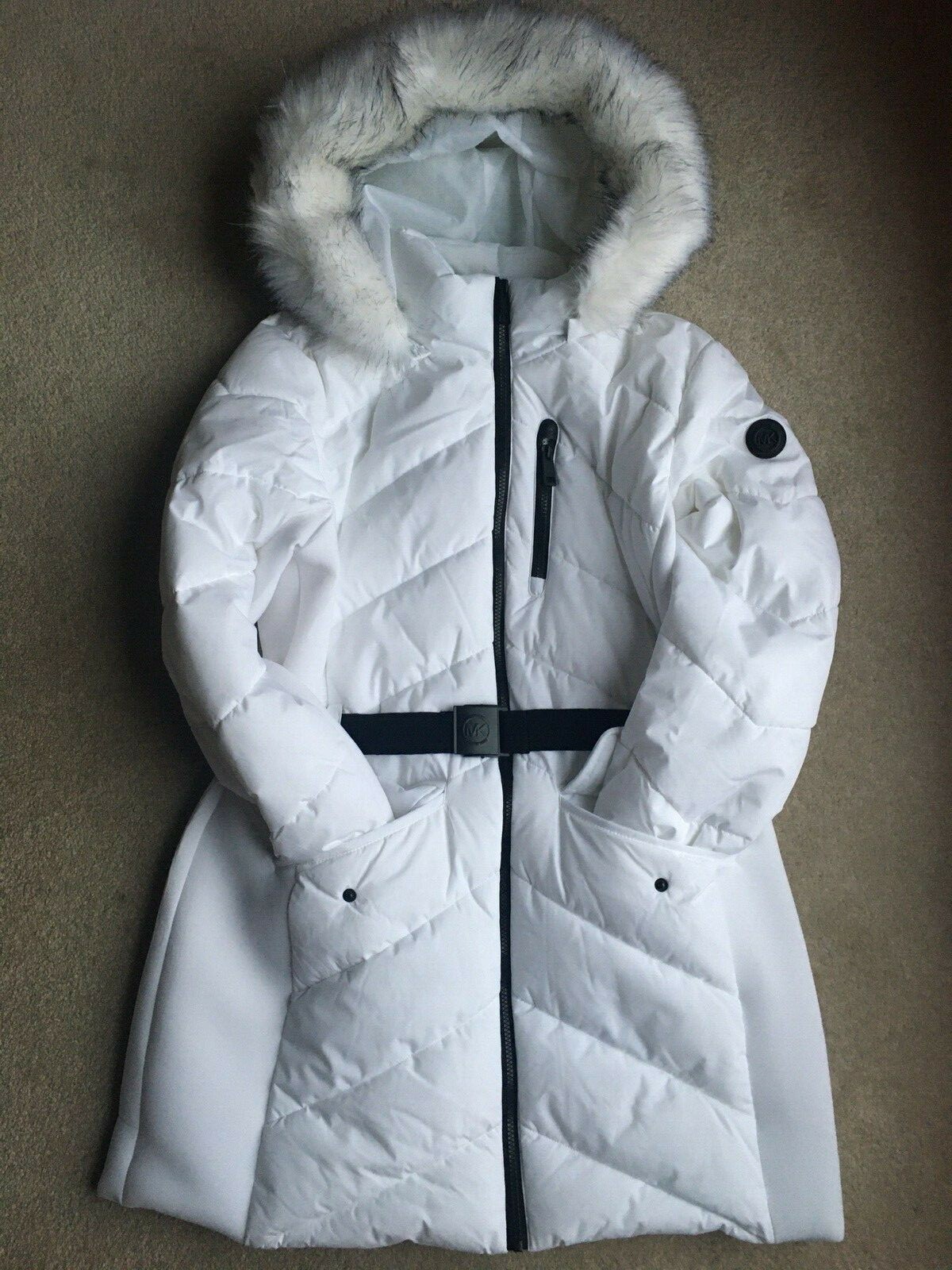 Faux Fur Trim Jacket Puffer Coat 