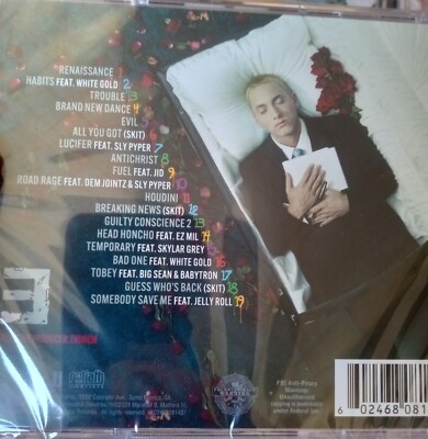 Eminem CDケース エミネム y2k Eminem The Death Of Slim Shady (Coup De Grâce) Alternate Cover CD