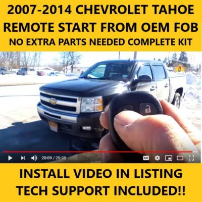 2007-2014 CHEVROLET TAHOE PLUG & PLAY REMOTE START