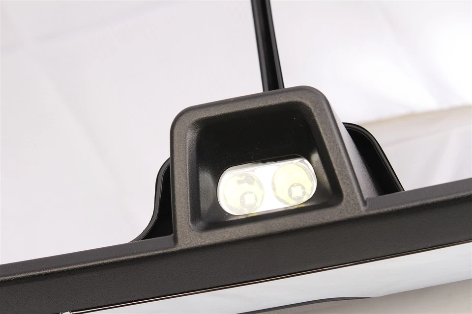 ESPEJO RETROVISOR DE REMOLQUE LADO CONDUCTOR NEGRO PARA CHEVY SILVERADO 2500 3500 2019-2023 Foto 3 de 4