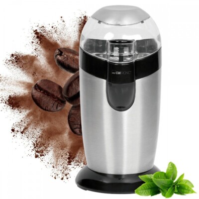 Clatronic KSW 3307 elektrische Kaffemühle Schlagwerk edelstahl 120 Watt Motor 