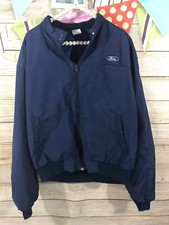 FORD Vintage Jacket Navy Blue XL Extra Large Made in USA Horizon