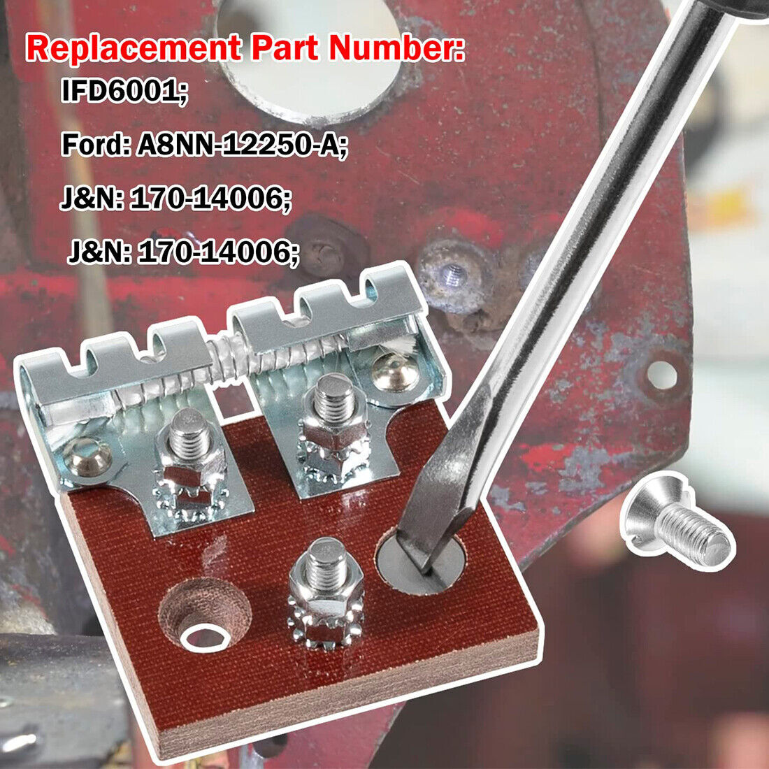 For Ford Tractors 2N 8N 9N Ignition Coil Resistor Assembly A8NN12250A