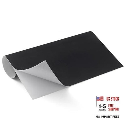 Heat Shield Automotive Aluminum - Reflects 95% Radiant Heat for 12''x24'' Black