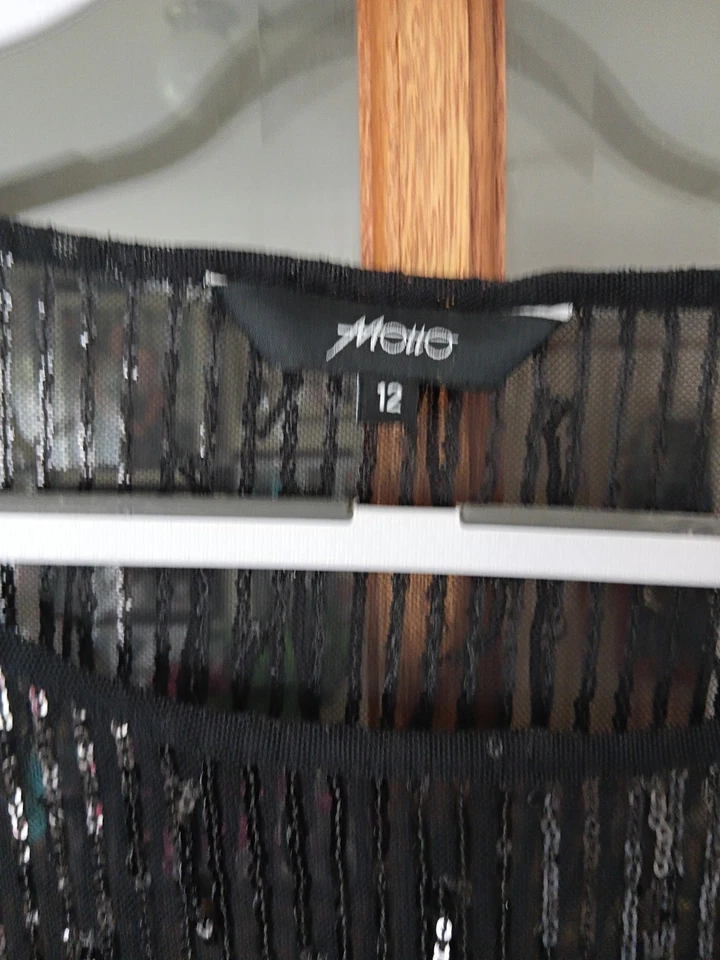 Motto Sequin Evening Top 12-16 - image 2 of 3