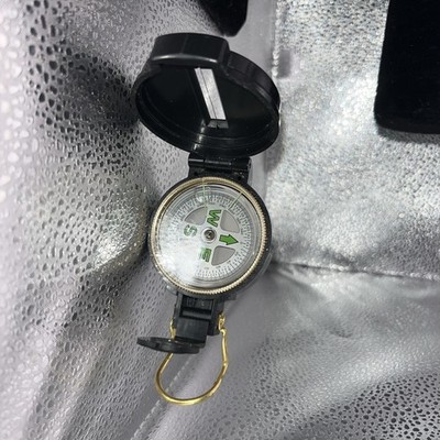 Lenstatic Directional Compass JAPAN Liquid Filled Engineers Compass Vintage