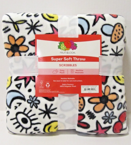 Fruit of the Loom Scribbles Super Soft Midweight Throw - Bild 2 von 4