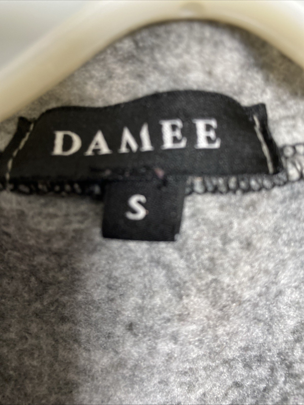 Damee Woman's Gray Patchwork Jacket Three Button … - image 13