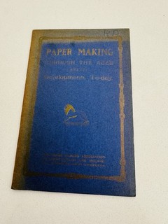 Paper Making Through The Ages Booklet 1924 British Empire Exhibition Wembley