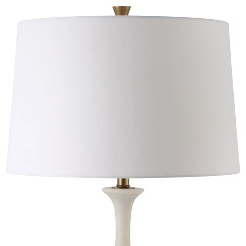 Uttermost 30344-1 Colette 69" Tall Buffet Floor Lamp - White - Picture 2 of 6
