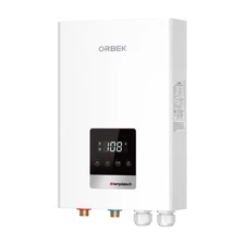 ORBEK 18KW Electric Tankless Water Heater Instant Hot Boiler for Whole House