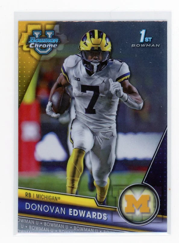 Donovan Edwards trading card
