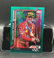 2025 Topps Chrome F1 Carlos Sainz Mexico GP Winner Green 140/299 #112