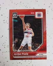 2024-25 Donruss Optic Red Glitter Jordan Poole /75 #192