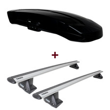 Dachbox Thule Vector L + Dachträger Thule für Seat Leon II Typ 1P1 neu top