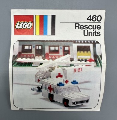 Lego 460 Vintage LegoLand [1973] Rescue Units Instructions Only