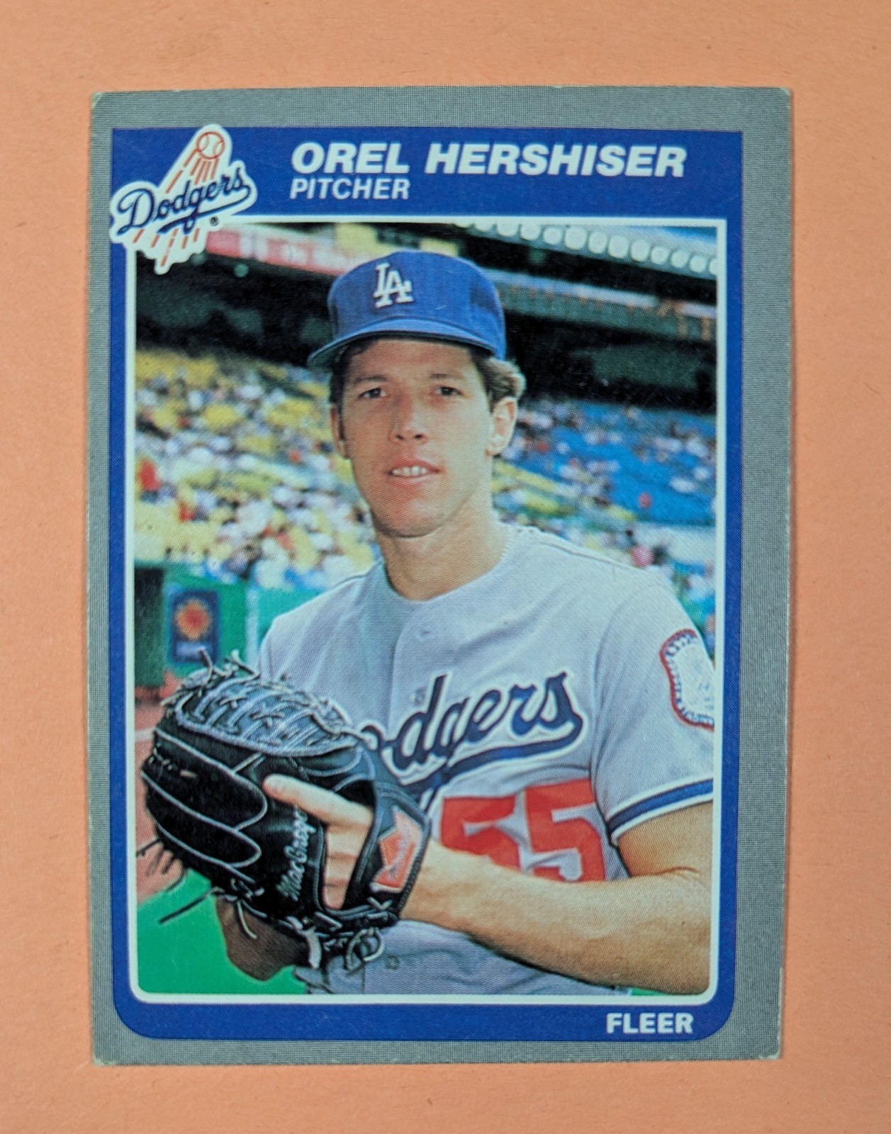 1985 Fleer - Orel Hershiser #371 (RC)
