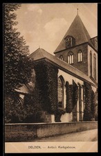 Delden, Antiek Kerkgebouw, Ansichtskarte