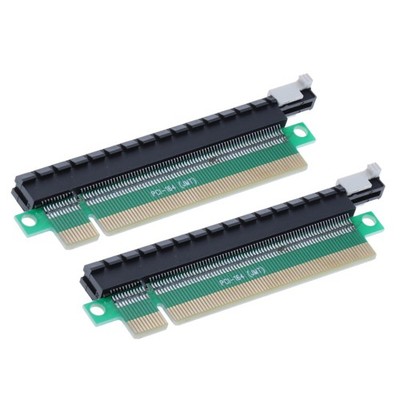 2x Riser PCI-E X16 Stecker Auf PCI Express Buchse Riser Card Erweiterungsadapter