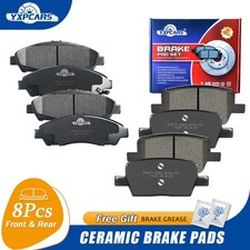 For 2018-2020 Chevrolet Traverse GMC Acadia Front Rear Ceramic Disc Brake Pads