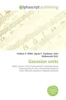 Frederic P. Miller (U. A.) | Gaussian Units | Taschenbuch | Englisch (2026)