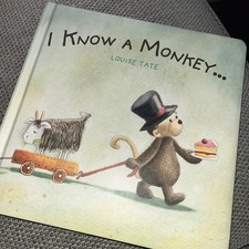 Jellycat I Know A Monkey Book - Board Book, , Used; Good Book