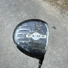 Spalding P.L.U.S 1-Wood Driver 10.5 Titanium Composite Golf Club Black
