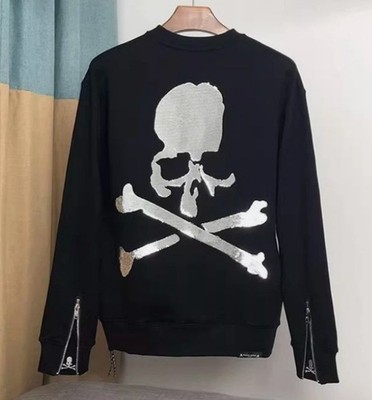 New Mastermind Skull Embroidered Zipper Pullover Sweatshirt Jacket Men Women