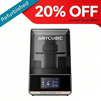    Refurbished ANYCUBIC Photon Mono M7 Pro Resin 3D Printer 4.3'' LCD   