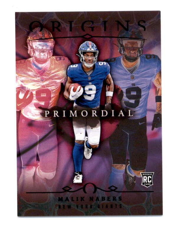 MALIK NABERS 2024 PANINI ORIGINS #8 ROOKIE PRIMORDIAL BLACK CASE HIT SSP T6383