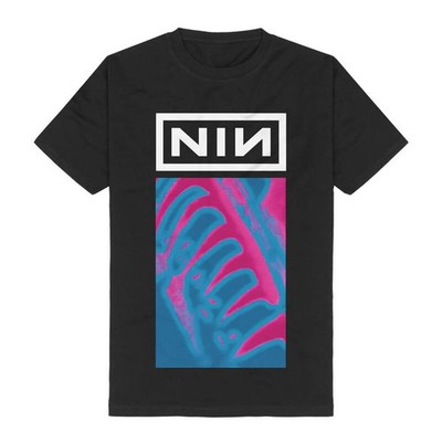 Nine Inch Nails T-Shirt Herren Pretty Hate Machine Neon schwarz