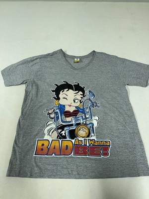 VTG 2002 Betty Boop Shirt Women XXL Freeze Double Sided Motorcycle Graphic 26