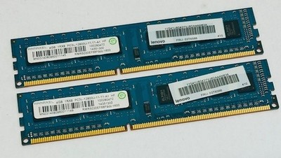 8GB (2 x 4GB) Ramaxel Lenovo 03T6566 PC3L-12800U DDR3 Non-ECC Computerspeicher