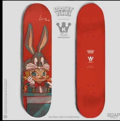 Looney Tunes Get Animated Pro Skateboard Deck By Kenny Wong 8.25''