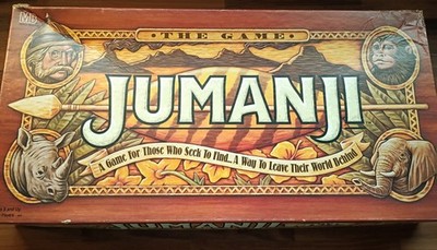 VTG Jumanji Board Game - Milton Bradley Games - 1995 Edition - 99% Complete 