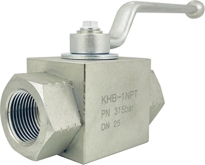 #ad 4568 PSI High Pressure Shut Off 2 Way Hydraulic Ball Valve KHB 1quot; NPT $36.09