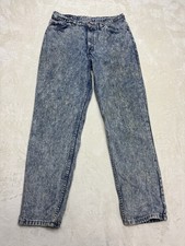 Vintage Brtittania Jeans Mens 36 Blue Acid Wash Denim 34x30 Made In USA