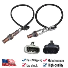 2pcs Oxygen O2 Sensor For 2013 2014 15 Chevrolet Malibu 2.0L 2.5L Up+Downstream