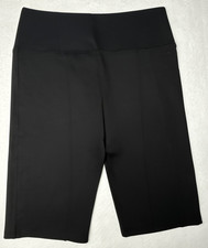 Beauty Women's Black Yoga Shorts 6 Pair Bundle High Waist Stretch Biker XL NWT
