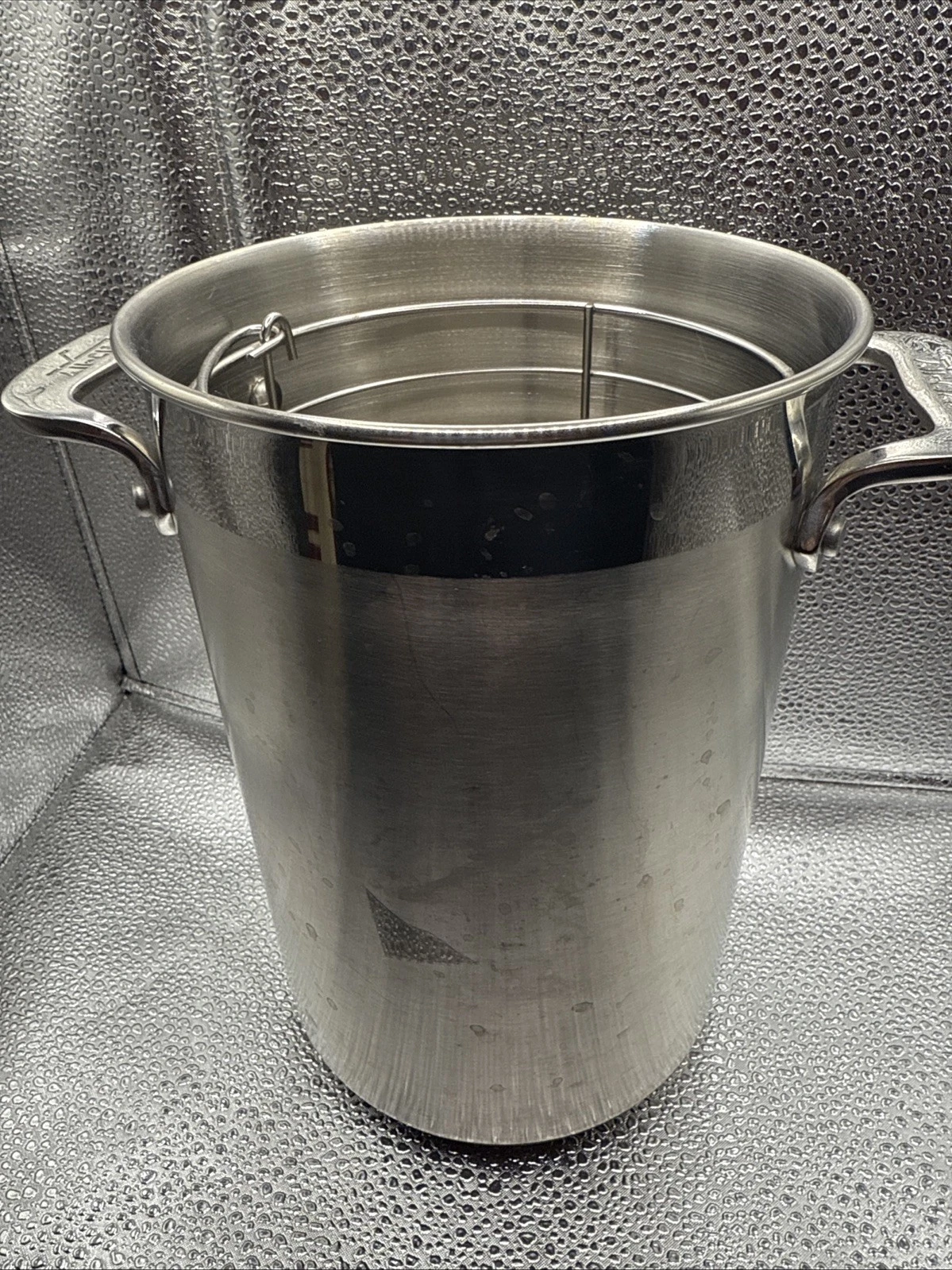 All-Clad Stainless Steel Asparagus Steamer Tall Pot With Basket NO LID