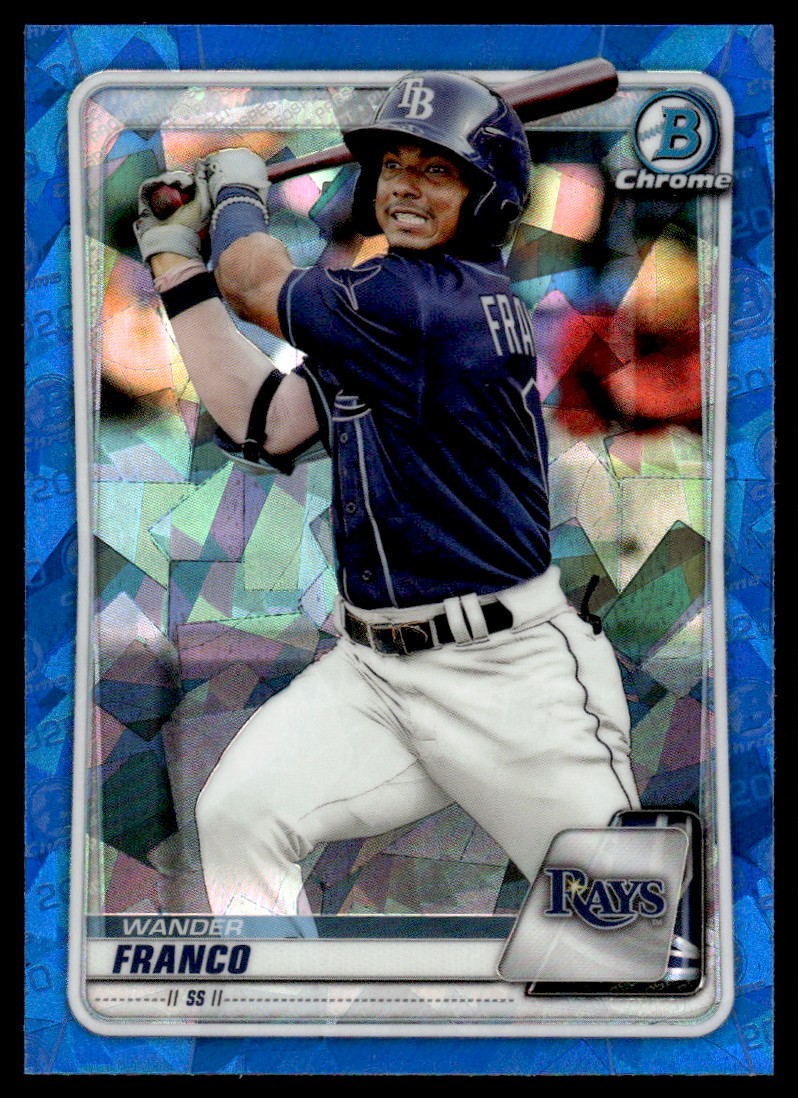 2020 Bowman Chrome Prospects Sapphire Wander Franco Tampa Bay Rays #BCP-1