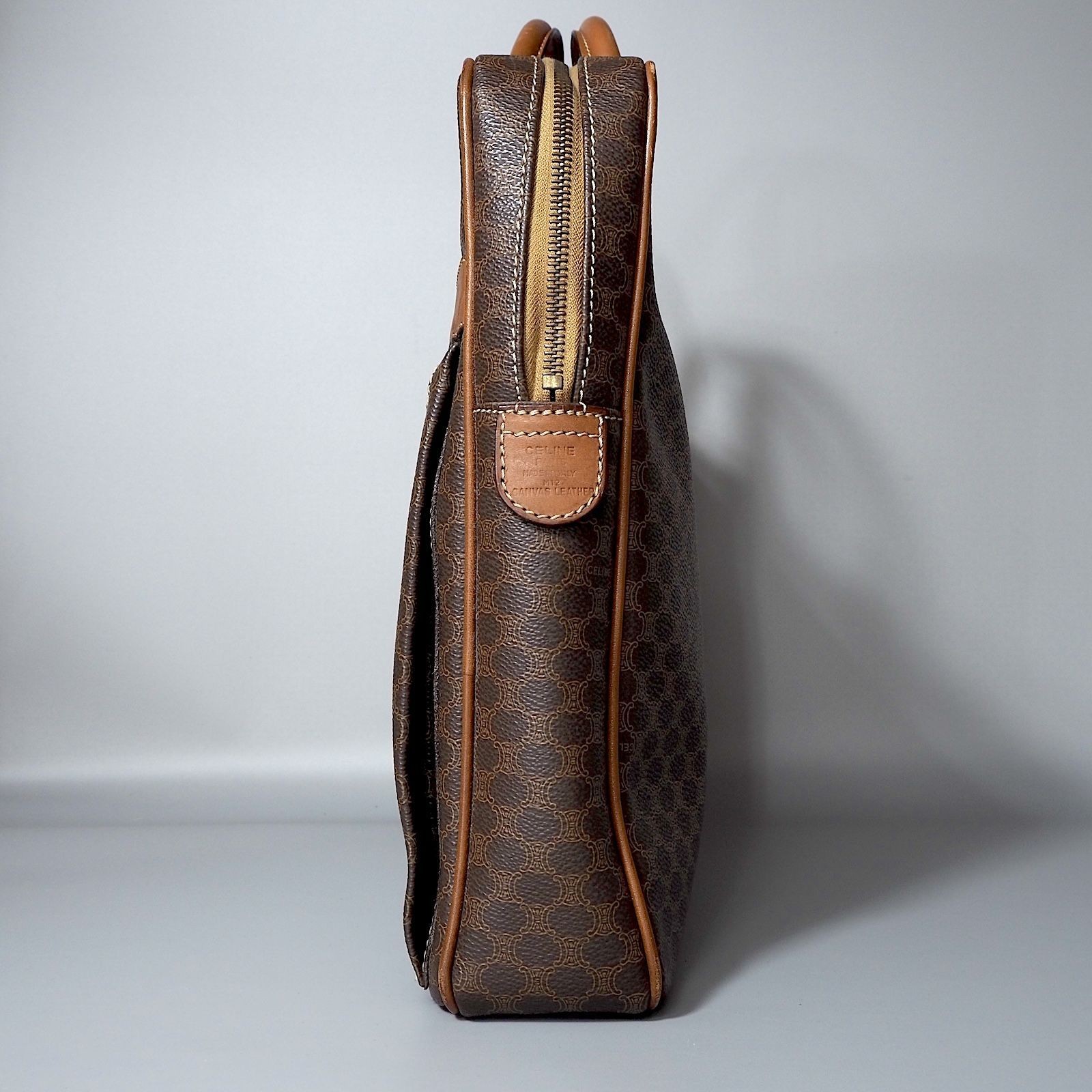 Celine CELINE Macadam Pattern Briefcase Brown Men… - image 3