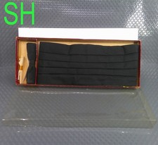 Vintage Regal Pleated Cumberbund Ormond Bow Tie Black Formal Tuxedo Prom Wedding