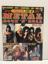 Creem Van Halen KISS Motley Crue Ratt RUSH Dio Iron Maiden Scorpions Twisted Sis